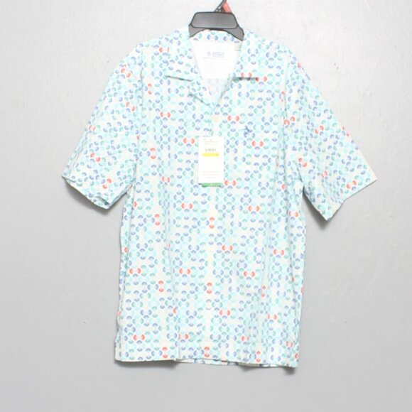 Penguin munsingwear NWT cotton viscose blend button up short sleeve - Picture 1 of 11